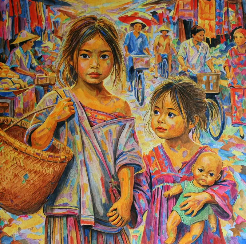 Dans les rues de Pékin